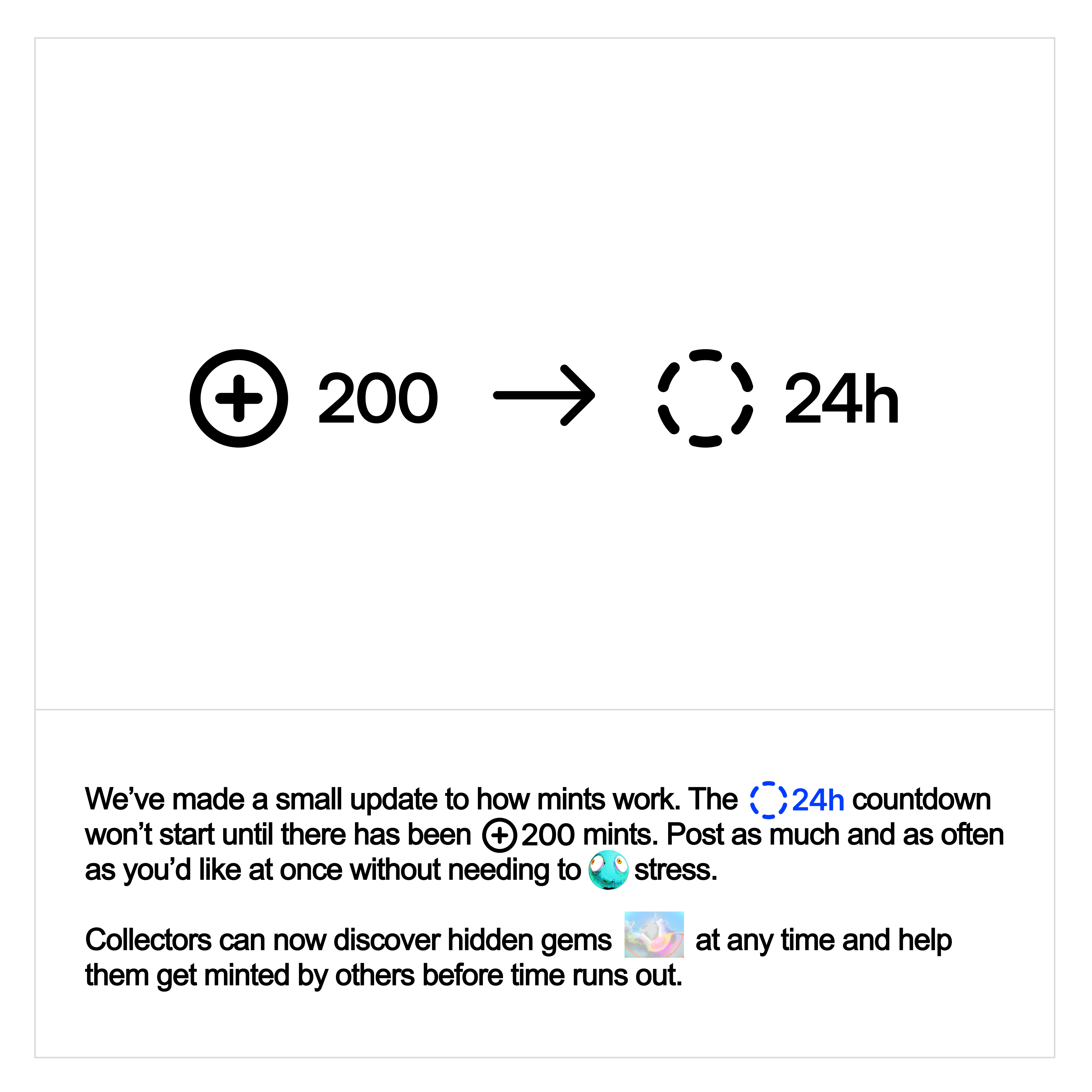 Zora updates minting system 