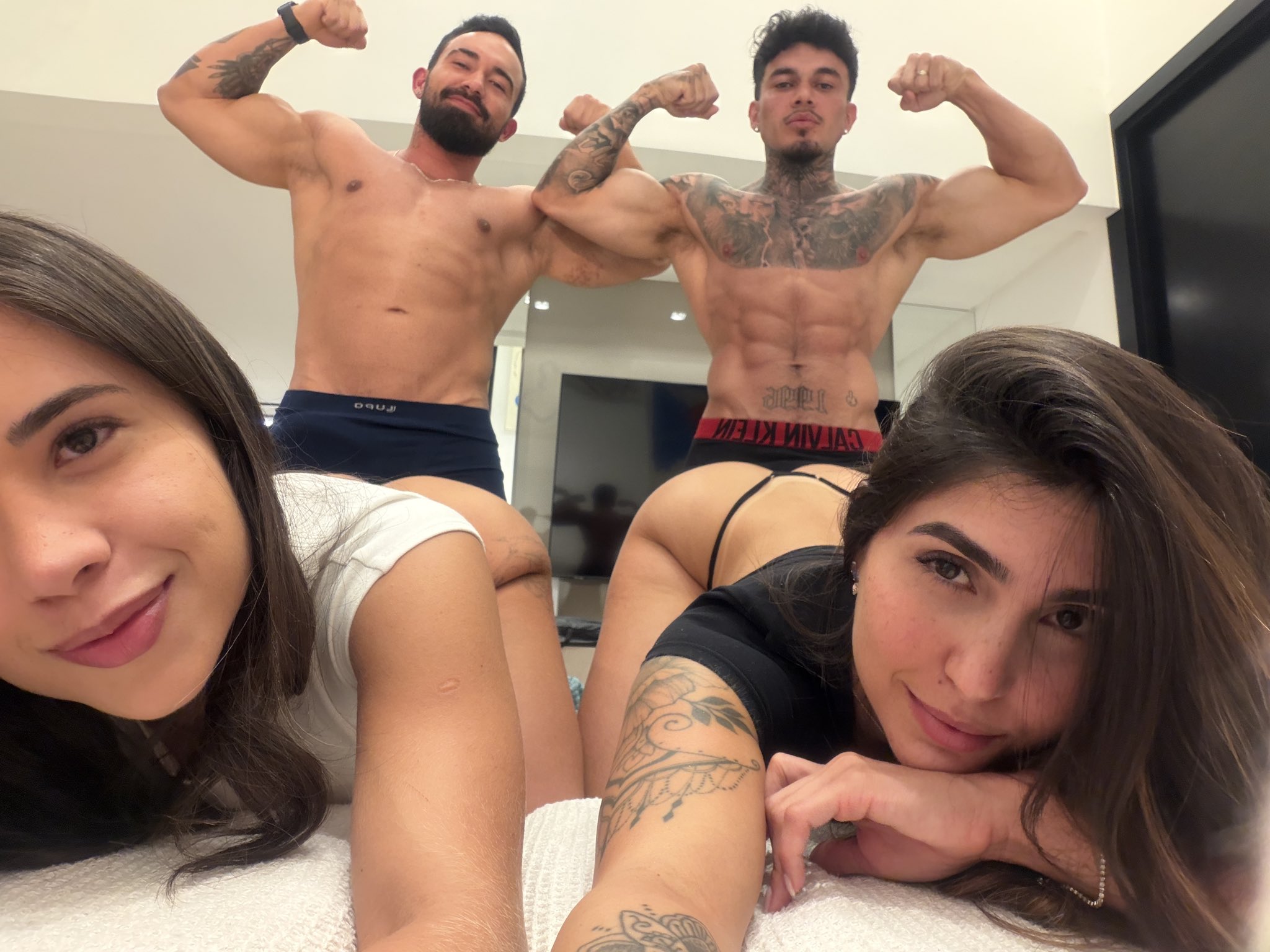Bianca 💕 — foto desnuda — Part 2 with the full video of the couple swap, featuring lots of sex between the four of us. ➡️➡️➡️