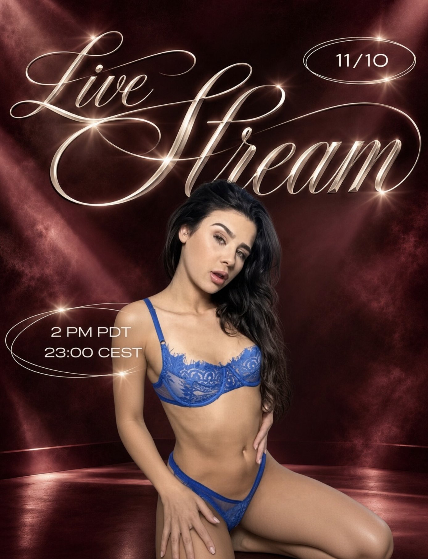 Kylie Rocket — foto — who’s coming to my live tomorrow? 😏 got a little something for you, link’s free