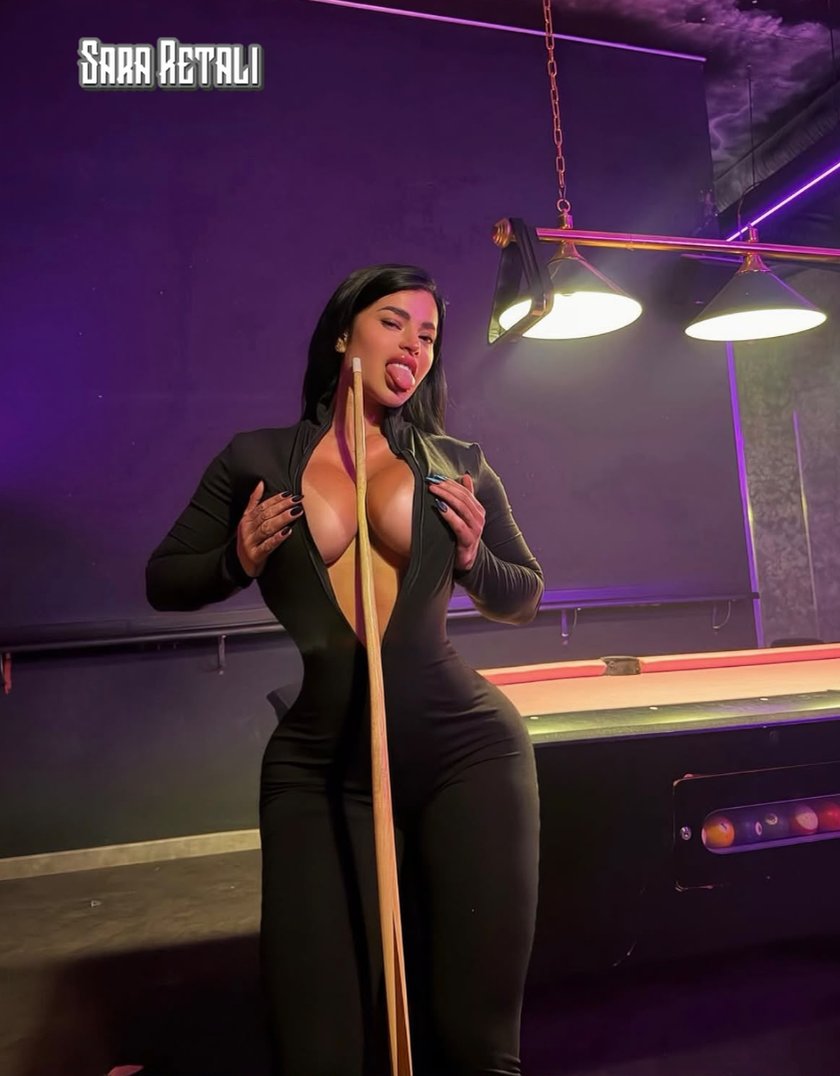 SARA RETALI — Nacktfoto — Feliz sábado papasito🎱😈 wanna play with me, papi? just a little warning… i can make u see heaven or send u straight to hell. the choice is yours 😇🔥💋 🔥Rt Heaven, 🩷Hell
